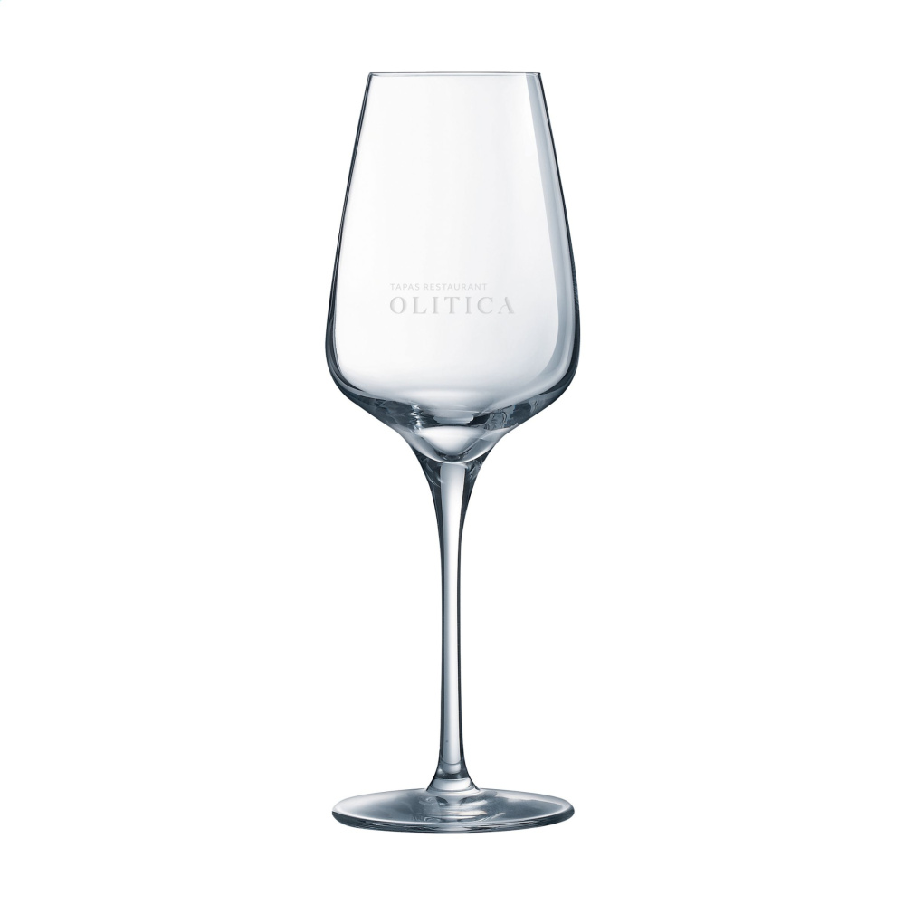 Logo trade promotional gifts image of: Riviera Wine glass 350 ml