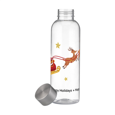 Logo trade promotional gifts picture of: Senga GRS RPET Bottle 500 ml X-Mas