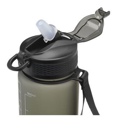 Logo trade business gift photo of: AquaSport GRS Recycled Water Bottle 1,000 ml
