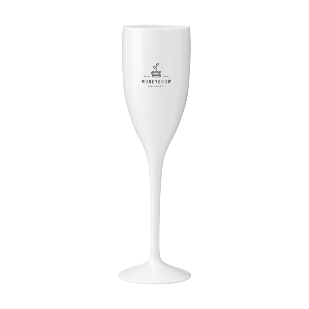 Logo trade promotional merchandise photo of: Lunaire Reusable Champagne Glass 150 ml