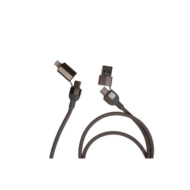 Logo trade corporate gifts image of: Charging cable with data transfer DONNES Pierre Cardin