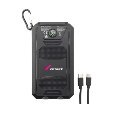 Logotrade promotional merchandise image of: Trail RCS Solar Charger Compass 8000