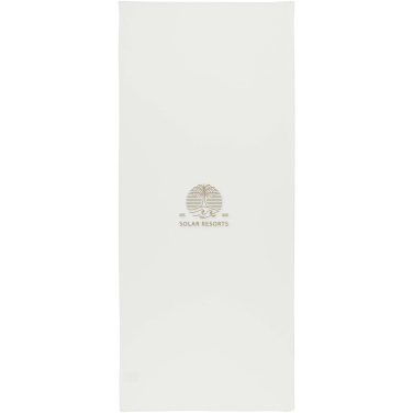 Logo trade advertising products image of: Lucas RPET sport towel 30x80 cm