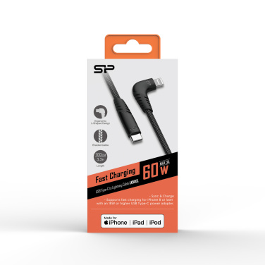 Logotrade promotional item picture of: DATA TRANSFER CABLE Boost Link Nylon LK50CL Type C Lightning