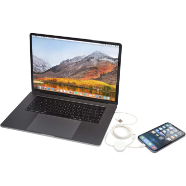 Logotrade business gift image of: Citala 5-in-1 recycled plastic 150 cm data sync and 27W fast charge cable