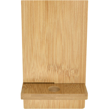 Logo trade promotional giveaway photo of: Ceibo detachable bamboo phone stand