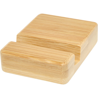 Logo trade promotional gifts picture of: Ebla bamboo phone stand