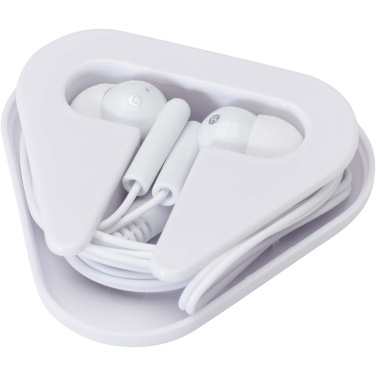 Logo trade promotional gift photo of: Rebel earbuds with recycled plastic storage box
