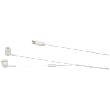 Logotrade promotional items photo of: Baekdu wired Type-C headset with recycled plastic storage box