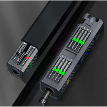 Logotrade promotional giveaways photo of: SCX.design T20 30-piece screwdriver and repair set in aluminium case