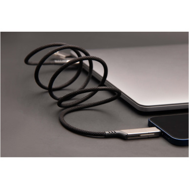 Logo trade promotional giveaways image of: SCX.design C52 100W 4-in-1 rPET magnetic ultra fast charging cable 