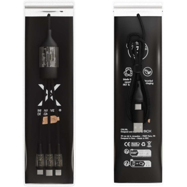 Logotrade corporate gift picture of: SCX.design C50 5-in-1 fast charging 100W/5A cable with digital display