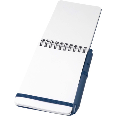Logo trade promotional product photo of: Thalaasa A6 hard cover ocean-bound notebook with ballpoint pen (black ink)