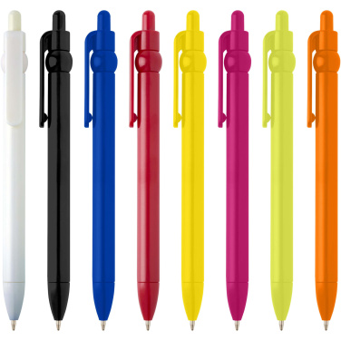 Logo trade advertising product photo of: Fidget recycled plastic ballpoint pen (black ink)