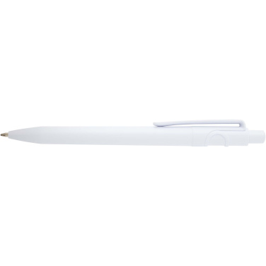Logotrade promotional gift image of: Unica recycled plastic ballpoint pen (blue ink)