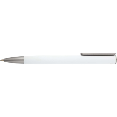 Logotrade advertising product picture of: Ziggur aluminium ballpoint pen (blue ink)