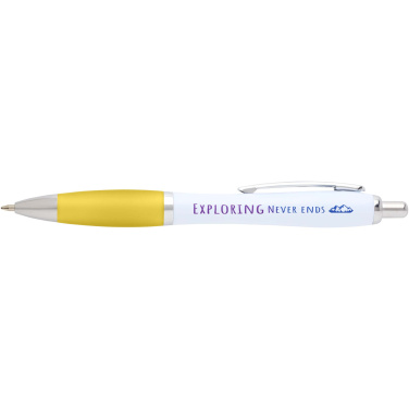 Logotrade corporate gift image of: Nash recycled plastic ballpoint pen (black ink)