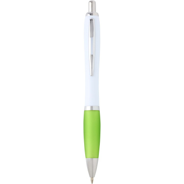 Logotrade business gift image of: Nash recycled plastic ballpoint pen (blue ink)