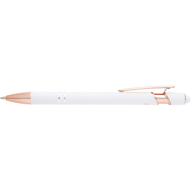 Logotrade corporate gift image of: Nanna ballpoint pen with rose gold finish (blue ink)