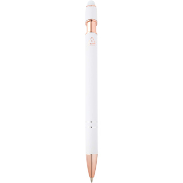Logotrade promotional giveaway picture of: Nanna ballpoint pen with rose gold finish (blue ink)