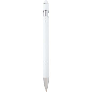 Logo trade promotional gifts image of: Kish ballpoint pen with silver finish (blue ink)