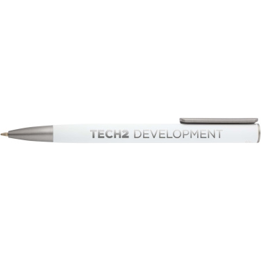 Logo trade promotional gifts image of: Ziguur recycled aluminium ballpoint pen (black ink)
