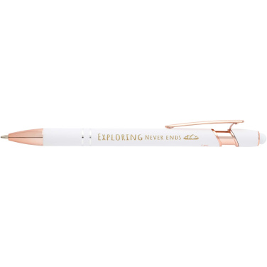 Logo trade promotional gifts image of: Nanna ballpoint pen with rose gold finish (black ink)