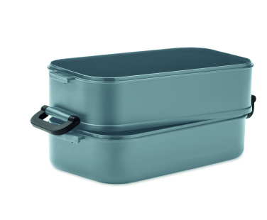 Logo trade business gifts image of: Lunch box in recycled PP