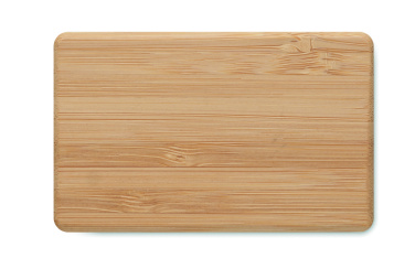 Logotrade promotional giveaway image of: TWS earbuds in bamboo case