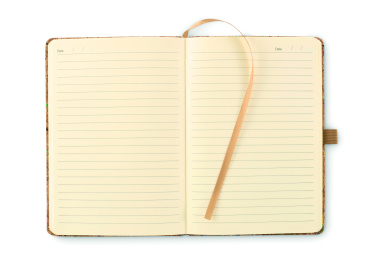 Logo trade advertising product photo of: A5 cork coloured notebook
