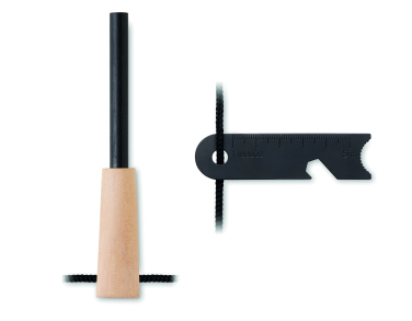 Logo trade promotional giveaway photo of: Pine wood fire starter tools