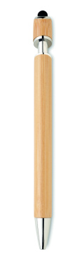 Logo trade promotional merchandise photo of: Ball pen in bamboo
