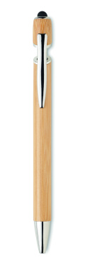Logo trade business gift photo of: Ball pen in bamboo