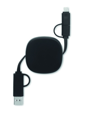 Logo trade promotional products picture of: 60W retractable charging cable
