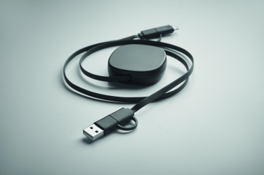 Logotrade corporate gift image of: 60W retractable charging cable