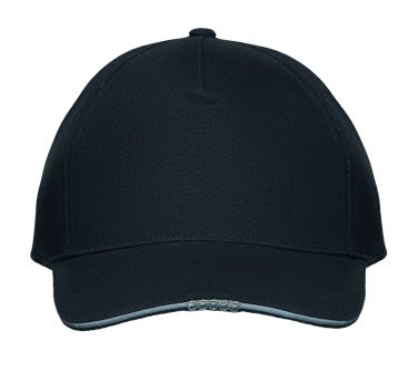 Logo trade corporate gifts picture of: 5 panel LED cotton cap 220gr/m²