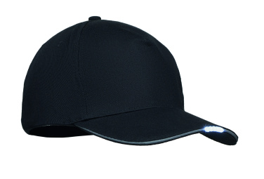 Logotrade promotional giveaways photo of: 5 panel LED cotton cap 220gr/m²