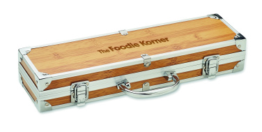 Logo trade promotional gift photo of: Stainless steel barbecue tools