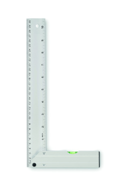 Logo trade business gifts image of: Aluminium level ruler 30 cm