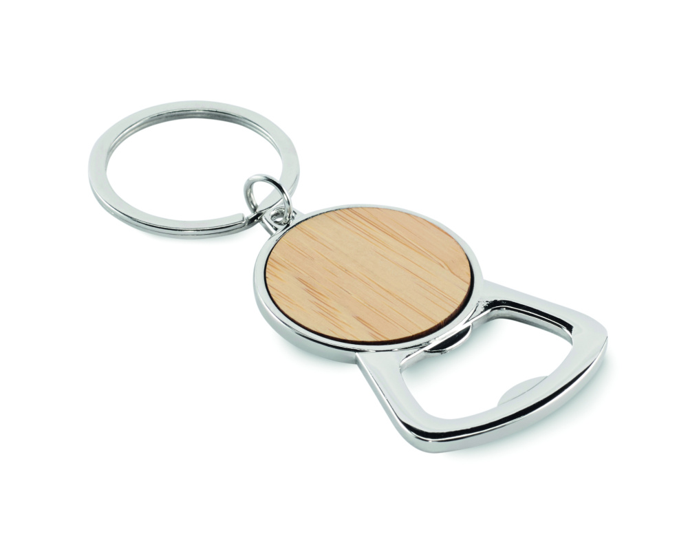 Logo trade corporate gift photo of: Recycled aluminium key ring