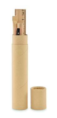 Logotrade promotional merchandise photo of: Paper tube stationery set