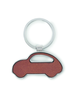 Logo trade promotional items image of: Car shaped key ring