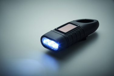 Logotrade promotional item picture of: Solar torch with dynamo crank