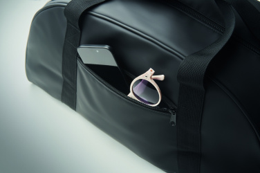 Logo trade business gifts image of: Duffle bag soft PU