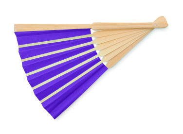 Logo trade promotional merchandise image of: Manual hand fan