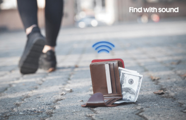 Logotrade promotional giveaway image of: Findit RCS rplastic ultra-thin finder card rechargeable