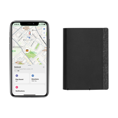 Logotrade business gifts photo of: Seekcard RCS rpolyester card wallet with worldwide locating
