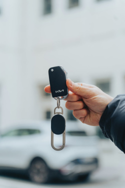 Logo trade corporate gifts image of: Keyfinder keychain with worldwide locating and USB C