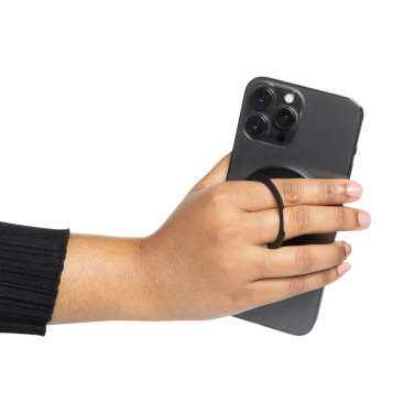 Logo trade promotional items image of: Terra Magnetic RCS rplastic magnetic phone holder with ring