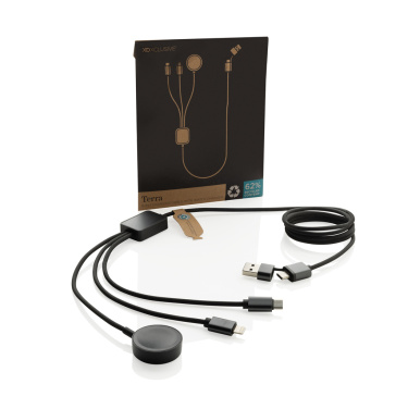 Logotrade promotional giveaway picture of: Terra RCS rPET 6-in-1 charging cable with watch charger